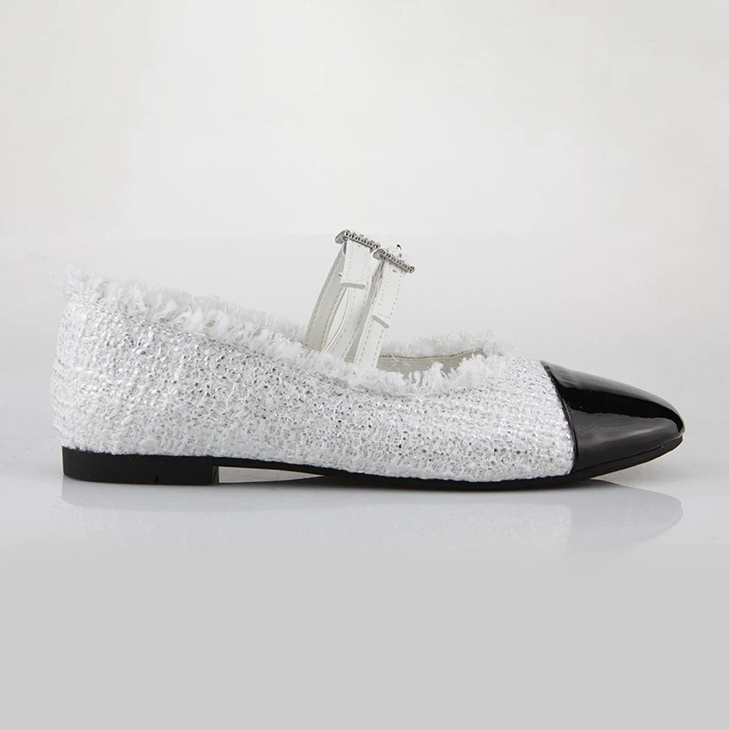 Womens Pointed Toe Flats With Ankle Strap